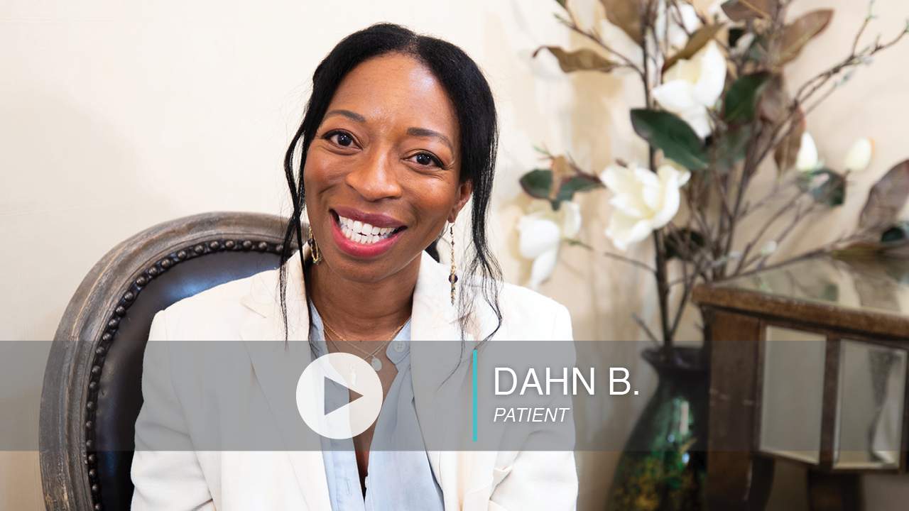 Video testimonial from Dahn B an African american female patient of dr. penhaskashi